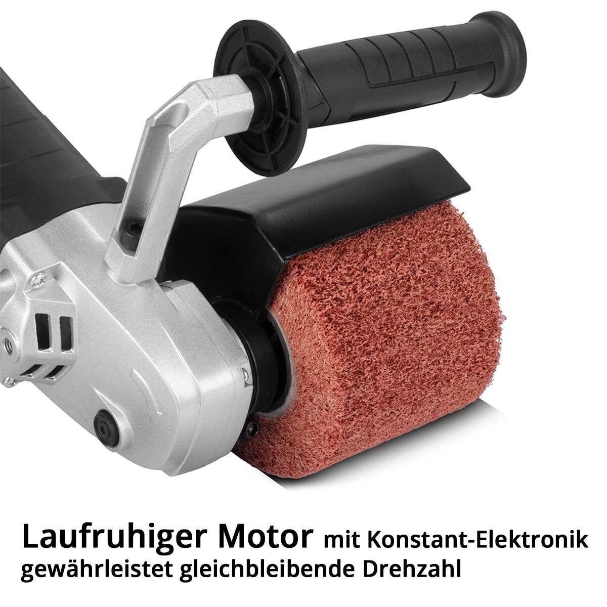 Satijnen machine, borstelslijper, hout, compatibel met Makita 18 V accu, rolschuurmachine met satijnroller, 8000 tpm, borstelloze led, 6 snelheden voor renovatie van oppervlakken (zonder batterij