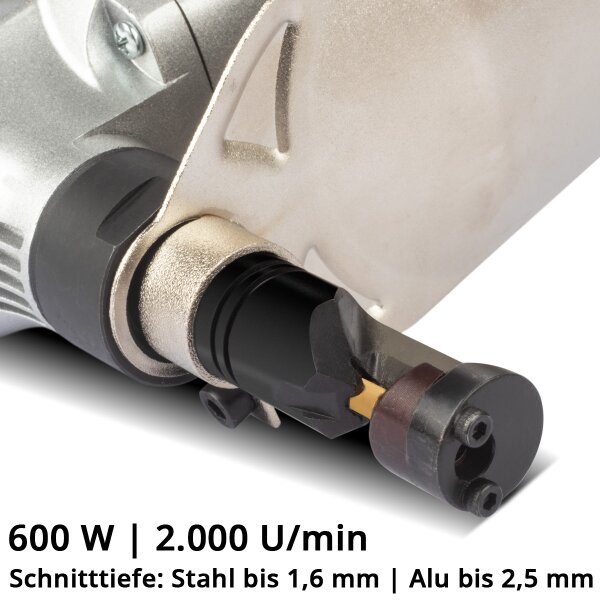 Forbici Elettriche Per Lamiera Da 500 W Piastre Metalliche Da 2 - Foto 5