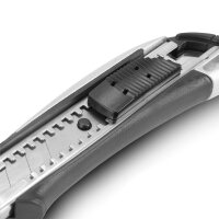 STAHLWERK Juego de 4 cuchillos con cuchillas de recambio Cuchillo profesional | cuchillo para alfombras | cuchillo de seguridad | cuchillo para paquetes | cúter para cajas