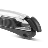 STAHLWERK Coltello da taglio Premium PCM-182 ST set di 3 con lame a scatto da 18 mm Taglierina professionale | coltello per tappeti | coltello di sicurezza | coltello per pacchi