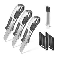 Taglierina Standard 3 Pezzi Per Coltelli Multiuso - Taglierino Affilato In Acciaio Inox