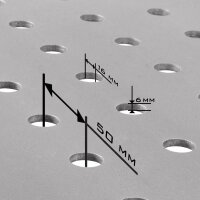 B-Ware: STAHLWERK 3D Schwei&szlig;tisch WT-100 3D ST mit 1.000 kg Tragkraft, D16 Lochsystem und 6 mm Arbeitsplatte 100 x 80 cm, Montagetisch DIY-Bausatz zum Selbstschwei&szlig;en aus Carbonstahl mit nivellierbaren F&uuml;&szlig;en