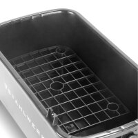 STAHLWERK Laatanpesusetti | 4-osainen laatanpesusetti | ammattimainen laatanpesusetti 12 litran ämpärillä | laattojen pesulauta | ritilänpesulauta | laattojen puhdistus | täydelliset laatat |