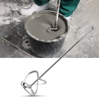 STAHLWERK Rührer mit M14 Gewinde 120 x 600 mm Rührstab | Mörtelrührer | Betonrührer | Estrichrührer | Farbrührer | Rührkorb | Wendelrührer | Mörtelmischer | Rührquirl für Bau- und Renovierungsarbeiten