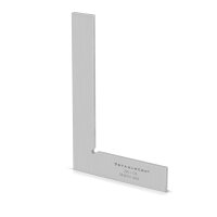 STAHLWERK Ángulo plano 90° 200 x 130 mm DIN 875/1 Ángulo de control / ángulo de instalador / ángulo de tope / ángulo de precisión de acero inoxidable