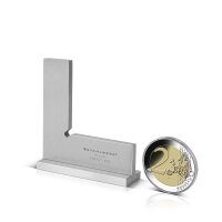 STAHLWERK Ángulo de tope 90° 50 x 40 mm DIN 875/1 Ángulo de montador / tope de ángulo / ángulo de precisión de acero inoxidable