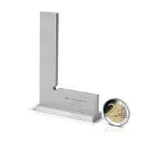 STAHLWERK Ángulo de tope 90° 100 x 70 mm DIN 875/1 Ángulo de montador / tope de ángulo / ángulo de precisión de acero inoxidable