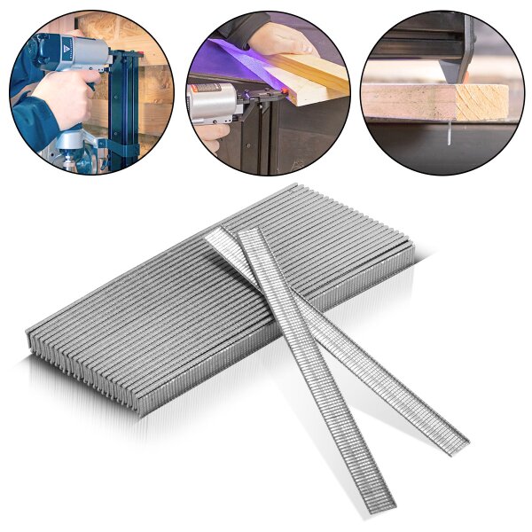 STAHLWERK Stlacený vzduchový hrebík 10 mm ráže 18 (1,25 x 1,05 mm) se šírkou hlavy 2 mm v sade 5000 páskových hrebíku | sponkovací hrebíky | stlacený vzduchový hrebík pro hrebíkovacky, hrebíkovací