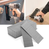 STAHLWERK Clous pneumatiques 45 mm Gauge 18 (1,25 x 1,05 mm) avec une largeur de tête de 2 mm dans un set de 5000 clous en bande | clous à agrafer | clous pneumatiques pour cloueurs, pistolets à clous