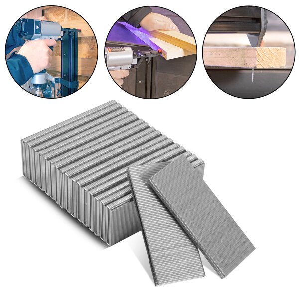 STAHLWERK Grapas tipo 90 (1,25 x 1,0 mm) con 40 mm de longitud en un juego de 2500 | Grapas para grapadora manual, neumática y eléctrica