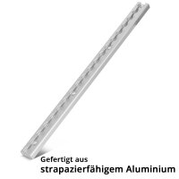 Rail Aérien Aluminium 8x1 M - Semi-circulaire Avec œillets - Pour Sécuriser Chargement Remorque, Fourgon, Camping-car