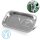 STAHLWERK Bandeja magnética MS-28 ST 237 x 136 x 28 mm Disco magnético | bandeja para tornillos | bandeja magnética | bandeja magnética | bandeja magnética de acero inoxidable con fuerte fuerza
