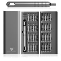 Set di cacciaviti di precisione STAHLWERK PSS-51 ST Set per meccanica di precisione da 51 pezzi | utensile di precisione | cacciavite di precisione | cacciavite di precisione con set di punte in cromo vanadio