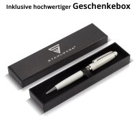 STAHLWERK biros met gravure Premium biros | pen | schrijfinstrument met clip en elegante geschenkverpakking