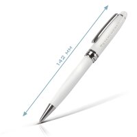 STAHLWERK biros met gravure Premium biros | pen | schrijfinstrument met clip en elegante geschenkverpakking