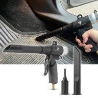 STAHLWERK DSB-90 ST Perslucht-zuig-/ blaaspistool Omkeerbaar reinigingspistool met zuig- en blaasfunctie | Zuigpistool | Blaaspistool | Perslucht- blaaspistool | Perslucht-stofzuiger met stofzak