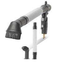 STAHLWERK DSB-90 ST Perslucht-zuig-/ blaaspistool Omkeerbaar reinigingspistool met zuig- en blaasfunctie | Zuigpistool | Blaaspistool | Perslucht- blaaspistool | Perslucht-stofzuiger met stofzak