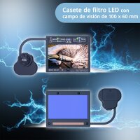 STAHLWERK Casco de soldador autom&aacute;tico BULLET casco de soldador 3 en 1 | pantalla de soldador | m&aacute;scara de soldador con color real reproducci&oacute;n del color real, oscurecimiento autom&aacute;tico DIN 4 a DIN 13