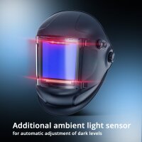 STAHLWERK Automatyczna przylbica spawalnicza TITAN 3 w 1 przylbica spawalnicza | maska spawalnicza z wiernym odwzorowaniem kolor&oacute;w, pamiecia zadan, automatycznym przyciemnianiem DIN 4 do DIN 14 i