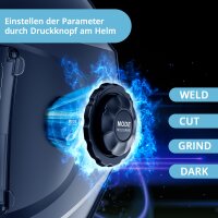 STAHLWERK Automatik-Schwei&szlig;helm BOOSTER 3-in-1 Schwei&szlig;erhelm | Schwei&szlig;ermaske mit True-Colour-Echtfarbwiedergabe, Jobspeicher, automatischer Abdunkelung DIN 4 bis DIN 13 und Optischer Klasse 1/1/1/2
