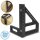 STAHLWERK Mitre angle with stop 3D angle | mitre triangle | carpenters angle | aluminum angle | mitre gauge | angle triangle | protractor for precise measuring, scribing, marking and drawing