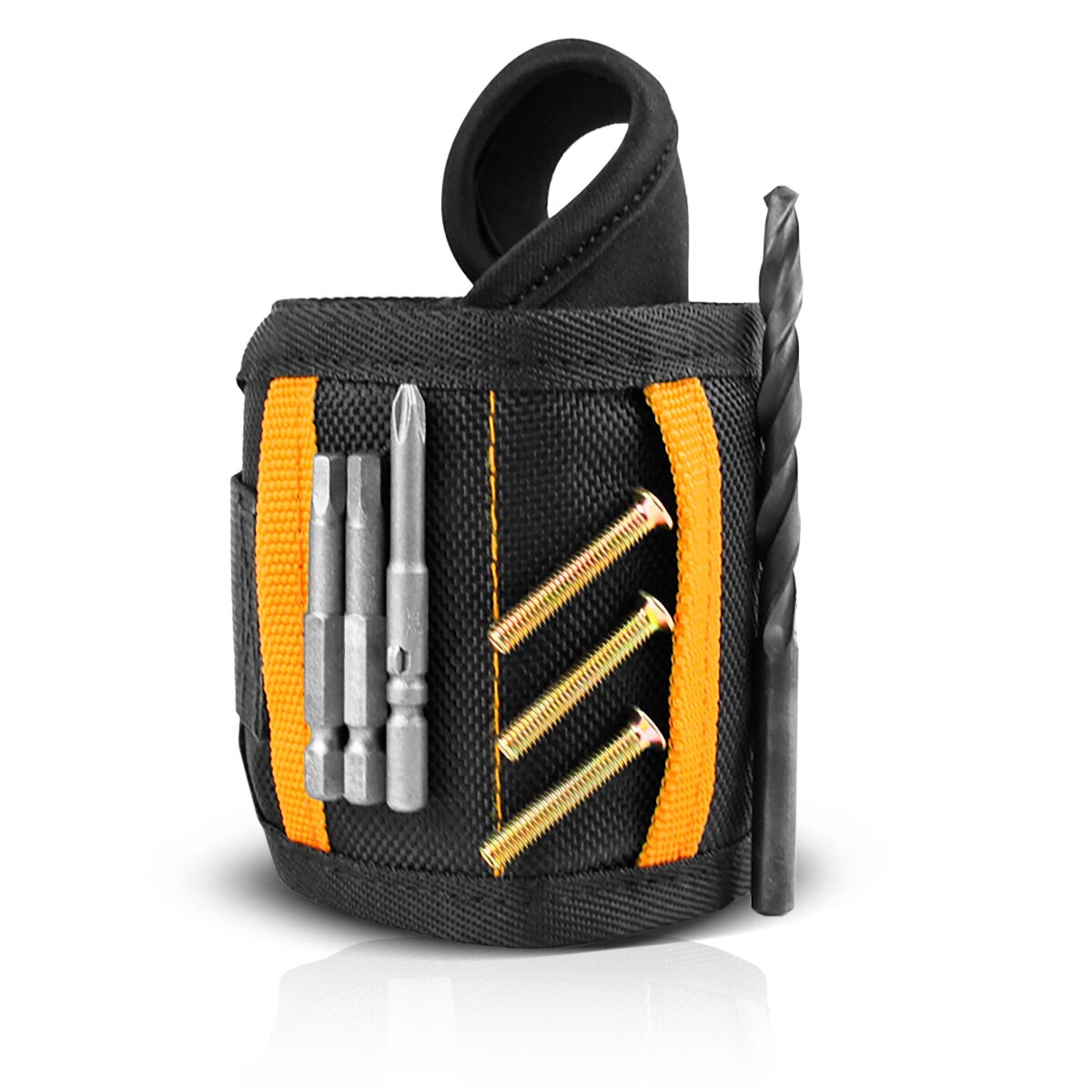 STAHLWERK magnetic bracelet for DIY and craftsmen with Velcro fastener ...