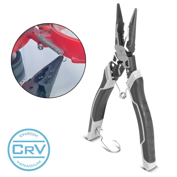 STAHLWERK Rundtang | Kombinationstang | Multifunktionstang | Spidstang | Fladtang | Sideskærer | Afisoleringstang | Crimptang af højkvalitets krom vanadium