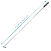 STAHLWERK Telescopisch opraapgereedschap set van 2 | telescopische magneet | magneetstang | telescopische magneetheffer | praktische werkplaatsmagneet voor het moeiteloos oprapen van kleine