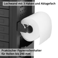 B-Ware: STAHLWERK Werkstattwagen CROW bestückt mit 235 Premium-Werkzeugen aus Chrom-Vanadium abschließbarer Werkzeugwagen | Profi Montagewagen mit 7 Schubladen und gummierten Long-Life-Rollen