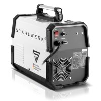 B-Ware: STAHLWERK CTM-250 ST WIG + MIG/MAG + MMA / E-Hand Kombi-Schwei&szlig;ger&auml;t mit 200 Ampere und 50 Ampere Plasma-Funktion, viele Schwei&szlig;parameter einstellbar, D&uuml;nnblech geeignet, FLUX F&uuml;lldraht geeignet, Kombiger&auml;t, bis 14 mm Schneidleistung