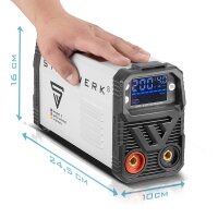B-Ware: STAHLWERK Schwei&szlig;ger&auml;t ARC 200 MD Digital - DC MMA | E-Hand| Lift-TIG Inverter mit 200 Ampere, Digital-Display, IGBT Technologie und Single-Board