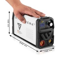B-Ware: STAHLWERK ARC 160 MD Schwei&szlig;ger&auml;t - DC MMA | E-Hand | Lift-TIG Inverter mit 160 Ampere, IGBT Technologie und Single-Board