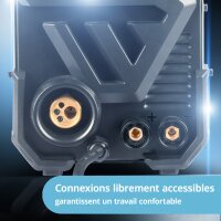 STAHLWERK Poste de soudage MIG MAG 200 ST PLUS Equipement complet Poste de soudage à gaz inerte | IGBT Inverter avec 200 A, dévidoir synergique, FLUX, Lift-TIG et MMA | Fonction ARC