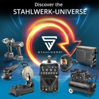 STAHLWERK Shielded arc welder AC/DC TIG 200 Puls Pro Digital | IGBT Inverter with 200 amps, ARC/MMA function, job memory, pulse and spot function, suitable for aluminum and thin sheet metal