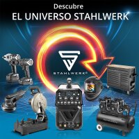 STAHLWERK Soldador de arco protegido AC/DC TIG 200 Puls Pro Digital | IGBT Inverter con 200 amperios, función ARC/MMA, memoria de trabajos, función de pulsos y puntos, adecuado para aluminio y chapa