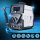 STAHLWERK AC/DC TIG 200 Puls Pro Inversor digital IGBT totalmente equipado con 200 amperios, función ARC/MMA, memoria de trabajo, función de pulso y punto, adecuado para aluminio y chapa fina