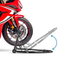 STAHLWERK cavalletto per montaggio moto con capacità di carico di 450 kg Cavalletto universale per moto | bilanciere per moto | bilanciere per ruote | morsetto per ruote