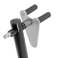 STAHLWERK cavalletto per montaggio moto con capacità di carico di 450 kg Cavalletto universale per moto | bilanciere per moto | bilanciere per ruote | morsetto per ruote