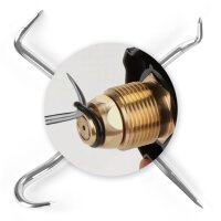 STAHLWERK Koukkutyökalusarja 4-osainen | koukkusarja | neulakoukku | tiivistyskoukku | piikkisarja | tarkkuuskoukku | O-rengastyökalu tiivistysrenkaiden irrottamiseen ja asettamiseen