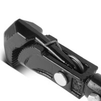 STAHLWERK Tangnøglesæt med 2 stk. 450/600 mm (18"/24") Selvjusterende rørnøgle | rørnøgle | monteringsnøgle | rørnøgle | hurtignøgle | multifunktionsnøgle lavet af krom vanadium