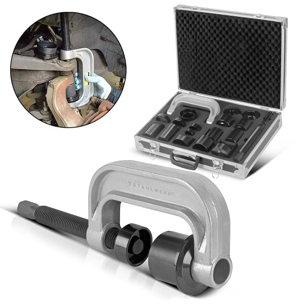 STAHLWERK pallonivelen ulosvetäjä | pallonivelen ulosvetäjä | pallonivelen puristin | pallonivelen puristin | pallonivelen ulosvetäjä | pallonivelen ulosvetäjä | 21-osainen työkalupakki