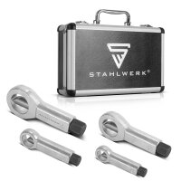STAHLWERK set di spaccadadi 9-36 mm Set di spaccadadi da 4 pezzi | allenta dadi | apri dadi | spacca dadi | strumento per allentare i dadi stretti