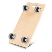 STAHLWERK vogn TRS-250 ST med 250 kg bæreevne og gummibelagte drejehjul 58 x 29 cm Platformvogn | Transportvogn | Møbelvogn | Rullebræt | Håndvogn | TÜV + GS-testet