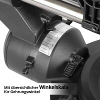 B-Ware: STAHLWERK cross-cut saw CPM-254 ST pull saw | mitre saw | circular saw with 2,100 W power, infinitely variable 45&deg; tilting on both sides with switchable laser including 254 mm precision saw blade