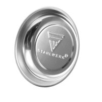 STAHLWERK magneettialusta 4 tuumaa ruostumatonta ter&auml;st&auml;, jossa on vahva magneettinen pohja ruuvien, ty&ouml;kalujen ja pienten osien s&auml;ilytykseen, kumitettu pohja, 8 kpl:n sarja. Vankat ja k&auml;yt&auml;nn&ouml;lliset magneettilokerot takaavat turvallisen s&auml;ilytyksen.