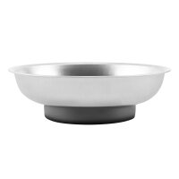 STAHLWERK magneettialusta 4 tuumaa ruostumatonta ter&auml;st&auml;, jossa on vahva magneettinen pohja ruuvien, ty&ouml;kalujen ja pienten osien s&auml;ilytykseen, kumitettu pohja, 8 kpl:n sarja. Vankat ja k&auml;yt&auml;nn&ouml;lliset magneettilokerot takaavat turvallisen s&auml;ilytyksen.