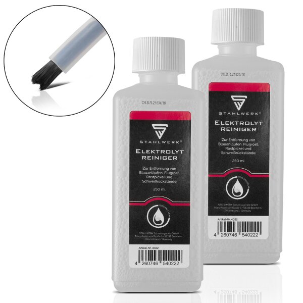 STAHLWERK 2 x elektrolytreiniger voor lasnaadreinigers 250 ml