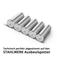 STAHLWERK Aluminiumsvetsbultar M5 set om 200 Smart Repair dent spotter tillbeh&ouml;r