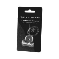 STAHLWERK 3x universaali laattaleikkurin leikkuupyörä 22 x 6 x 2 mm 12 mm leikkuukapasiteetilla laattaleikkureille, ensiluokkainen leikkuupyörä keraamisten laattojen tarkkaan leikkaamiseen.