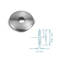 STAHLWERK 3x universaali laattaleikkurin leikkuupyörä 22 x 6 x 2 mm 12 mm leikkuukapasiteetilla laattaleikkureille, ensiluokkainen leikkuupyörä keraamisten laattojen tarkkaan leikkaamiseen.